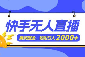 快手美女跳舞3.0，简单无脑，轻轻松松日入2000+