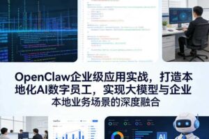 OpenClaw企业级应用实战，打造本地化AI数字员工，实现大模型与企业本地业务场景的深度融合