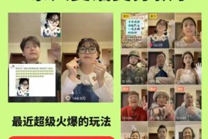 AI亲人复活变身教学,最近超级火爆的项目,涨粉超级快,私域引流代做服务,收徒等