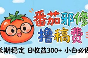 番茄撸金术：日入300+稳如泰山！独家玩法曝光，操作门槛极低，无需经验，小白闭眼上车【揭秘】
