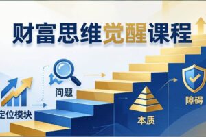(17872期)财富思维觉醒第十期:3天大课四大模块,精准定位问题看清本质,扫清人生障碍