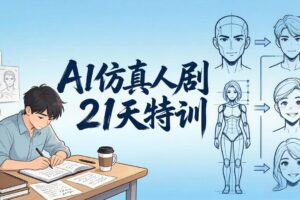（18082期）AI仿真人剧21天特训-更新：从剧本到成片全流程实战，掌握角色一致性与变现方法