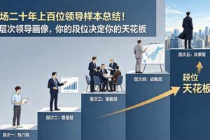 （18900期）付费文章：职场二十年上百位领导样本总结！五层次领导画像，你的段位决定你的天花板