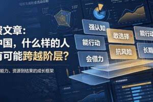 付费文章：在中国，什么样的人最有可能跨越阶层？
