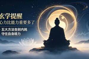 （19474期）付费文章：玄学提醒-心力比能力重要多了，五大方法告别内耗守住自身精力