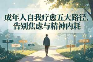（19516期）付费文章：成年人自我疗愈五大路径，告别焦虑与精神内耗