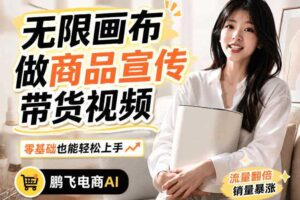 不用模特不用拍,AI生成电商带货视频|无限画布从0到1搭建教程,全程实操演示,新手也能跟着落地