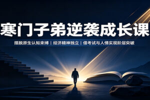 寒门子弟逆袭成长课：摆脱原生认知束缚，经济精神独立，借考试与人情实现阶层突破