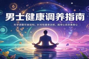 男士健康调养指南：科学调整饮食结构，针对性健身训练，疏导心态改善身心