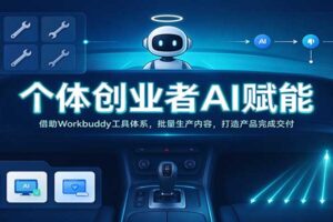 个体创业者AI赋能：借助Workbuddy工具体系，批量生产内容，打造产品完成交付