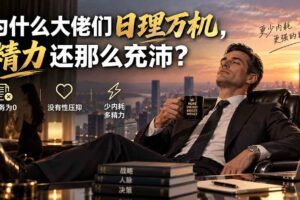 (20244期)付费文章:为什么大佬们日理万机,精力还那么充沛?