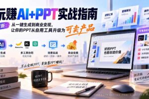 (20247期)玩赚AI+PPT实战指南-更新5月13:从一键生成到商业变现,让你的PPT从自用工具升级为可卖产品