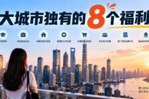 某公众号付费文章：大城市独有的8个福利