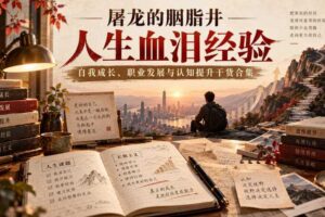 屠龙的胭脂井人生血泪经验|自我成长、职业发展与认知提升干货合集【文档】