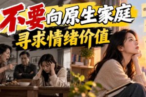 某公众号付费文章：不要向原生家庭寻求情绪价值