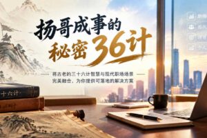 扬哥成事的秘密36计，将古老的三十六计智慧与现代职场场景完美融合，为你提供可落地的解决方案