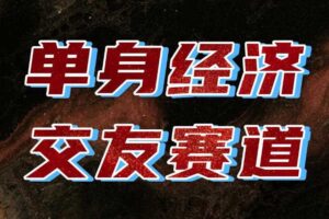 单身经济赛道，执行力到位，一天轻松800+，门槛低、新手友好，可以长期持续做【揭秘】