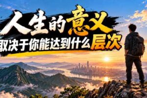 某公众号付费文章：人生的意义，取决于你能达到什么层次