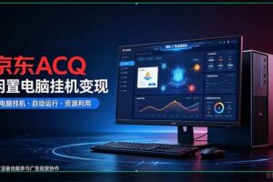 （21063期）京东ACQ是什么？闲置电脑挂机采集项目拆解